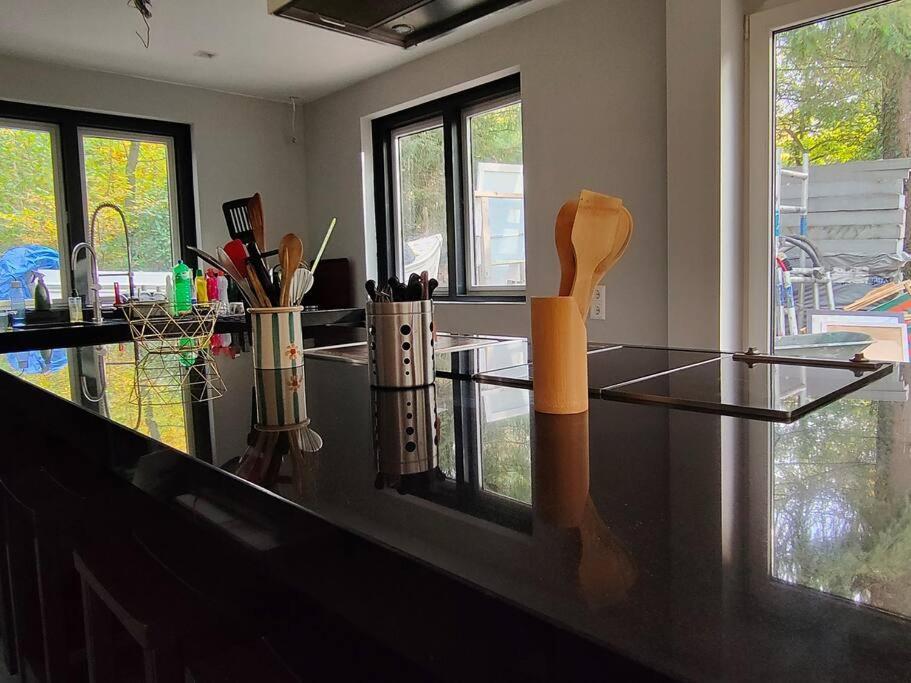 Kindvriendelijke Bungalow In Het Bos Bij Zwemmeer. Vilsteren Buitenkant foto